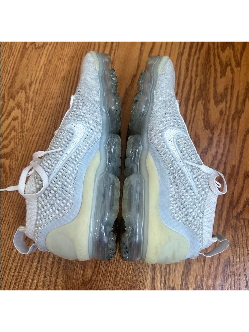 Nike Air VaporMax FK Shoes Womens 7 White - Picture 5 of 8